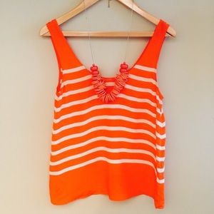 NWOT Joie Flowy Silk Striped Tank